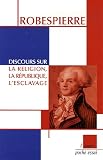 Discours sur la religion, la République, l esclavage