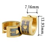 Halloween Golden Spacer Skull Mens Hoop Earrings Reviews 414EYA2EGnL. SL160 Halloween Golden Spacer Skull Mens Hoop Earrings Reviews