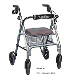 . Rollator/Ergollator Aluminum Winnie Wlkr Blue Iridescent Blue * The ergonomically designed cushio