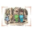 Through the Looking Glass: Tweedledum and Tweedledee - 12x18 Gallery Wrapped Canvas Print