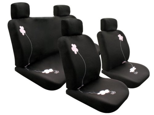 BLOOM UNIVERISAL SEAT COVER FULL SET BLACK