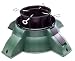 24" Heavy Duty Green Pivot Christmas Tree Stand - For Real Live Trees Up To 9'