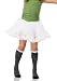 Polka Dot Socks Junior Teen Hosiery With Eyelet Ruffle Trim