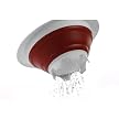Collapsible Colander - Red/ White (Large)