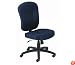 Blue Fabric Mid Back Office Task Chair