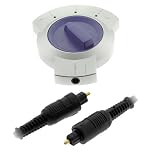 Optical Toslink - Gold Plated Toslink Cable M/m - 6ft 4 Pack + 3-way Selector Switch Splitter