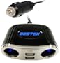BESTEK car cigarette lighter socket usb socket car charger Cigarette Lighter adapter dc to dc adapter for car charger adapter usb car charger socket car adapter socket car socket splitter car splitter adapter 3 way plug socket usb socket outlet three way car splitter charger dc charger with 12V socket 3 way car power adapter with 24V socket Samsung car charger PDA car charger LG car charger motorola car charger sony car charger mp3 car charger mp4 car charger blackberry car charger for iphone 4 3gs car charger ipad car charger for ipod,cellphone,gps car charger,psp,nokia,nds car charger (black, UV oil coted)MRS152 - UV -3