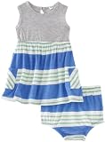 Splendid Littles Baby-Girls Infant Palm Stripe Dress And Bloomer