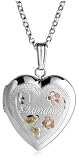Sterling Silver "#1 Grandma" Heart Locket, 18"