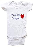 MADE IN OREGON - OREGON BABY - State-series - White, Blue or Pink Onesie / Baby T-shirt