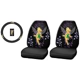 Mystical Tink Tinkerbell Universal Fit Bucket Seat Covers and Universal Steering Wheel Cover