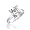 Bling Jewelry Sterling Silver 4.4 ct Asscher CZ Solitaire Engagement Ring - Size 5