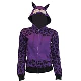 Generic - Leopard Print Hoodie - Purple