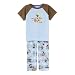 Toddler Boys' Nick & Nora  Short-Sleeve Dog Pajama Set - Blue/Brown