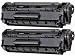 2 Pack Canon 104 (0263B001AA) Compatible 2000 Yield Black Toner Cartridge - Retail