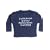 Sweat navy 2-3 yrs 'Daddy thinks he knows a lot but mummy knows everything'