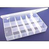 17 Slot Bead Watch Parts Storage Box Craft Organizer