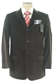 Claiborne Mens 3 Button Brown Velvet Sport Coat / Blazer / Jacket - Size 44L
