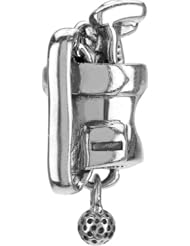 Authentic Chamilia Sterling Silver Charm "Golf Bag" GD-14