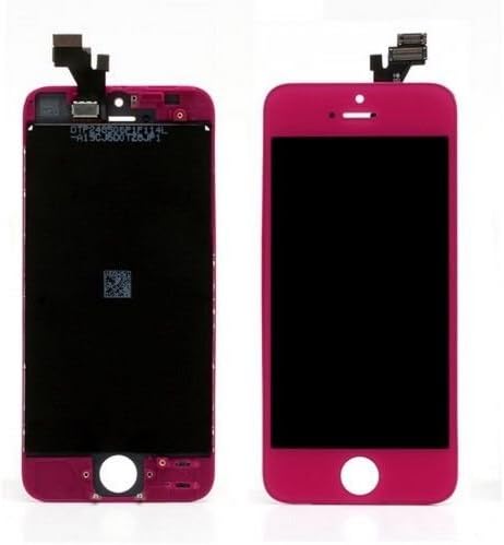OrangeHongKong LCD Display & Touch Screen Digitizer Assembly Replacement for iPhone 5 (Rose/Hot Pink)