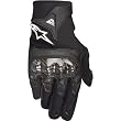 Alpinestars SMX-2 Air Carbon Men's Leather Street Motorcycle Gloves - Black / X-Large