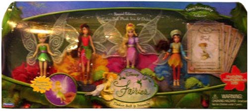 Disney Fairies Fairy Friendship Collection Special Edition with Tinker Bell, Pluck, Iris, & Dulcie