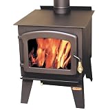 Drolet Austral Metallic Black High Efficiency Wood Stove - DB03030