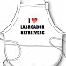 I Love Labs BBQ Apron