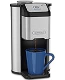 Cuisinart Single Cup Grind & Brew Coffeemaker with Automatic Blade Grinder and Removable Parts & Removable Parts & BONUS FREE Gold Tone Filter Included