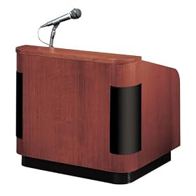 900 Series Wood Veneer Sound Table-Top Lectern by