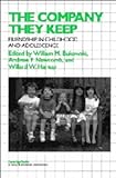 The company they keep : friendship in childhood and adolescence
