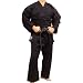 Piranha Gear Karate Uniform (Extra Heavyweight), Full sleeves, Black