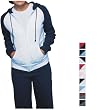 Bella - Ladies" Two-Tone Raglan Full-Zip Hooded Sweatshirt - 7010 Bella - Ladies" Two-Tone Raglan Full-Zip Hooded Sweatshirt - 7010