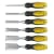Stanley 16-971 6-Piece FatMax Short Blade Chisel Set