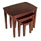 3-pc. Nesting Table with Curved Top