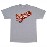 Kansas City Outlaws Hockey Sport Swoosh T-Shirt - Heather