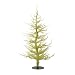 Whimsical Yellow Laser Artificial Christmas Tree 5'