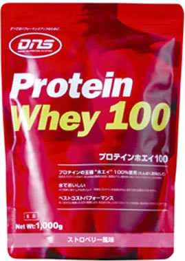 DNS プロテインホエイ100 1000g(ストロベリー)