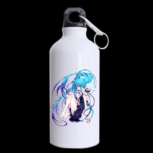 Japan Anime Cartoon Sexy Girl Hatsune Miku Custom Travel Mug Sport Bottle Cup 13.5 OZ Office Home Cup (Printed on two sides)