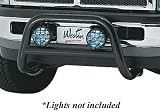 WESTIN 32-0605 Ultimate Bull Bar; 3 in. Dia.; Black; w/Stainless Steel Skid Plate; Minor Cutting Of Air Dam Required;