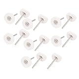 uxcell 軸付フェルト 研磨ホイール　丸軸　電気ドリル　ポリッシュ　　25mmダイヤ 　15個入り