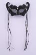 Black Mardi Gras Venetian Mask