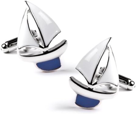 Metal Cufflink | Wind in My Sails Silver Cufflink