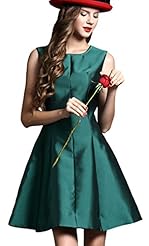 Spring 2015 Draped General Print Sleeveless  Dress