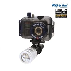Deepview HD16 Fujifilm Finepix AV250 Unterwasser Digitalkamera Grau + 80m Dichtes Unterwassergeh�use + LF300 3W Fackel
