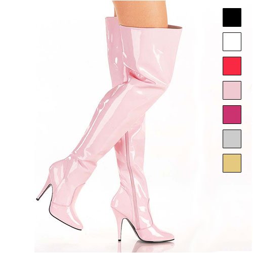 SEDUCE 3010 5 Classic Plain Thigh High Boot Available in 8 Colors