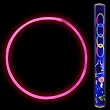 50 22" Premium Pink Glow Stick Necklaces Super Bright