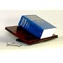 Swivel Book Stand, Large, Solid Hardwood with a Dark Cherry Finish