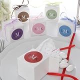 Personalized Wedding Favor Boxes with Monogram