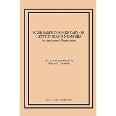 Rashbam's Commentary on Leviticus And Numbers